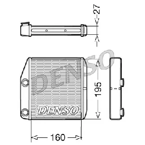 Izmenjivač toplote DENSO DRR09075 IC-CFE3AF