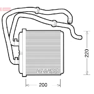 Izmenjivač toplote DENSO DRR12003 IC-CFE3B7