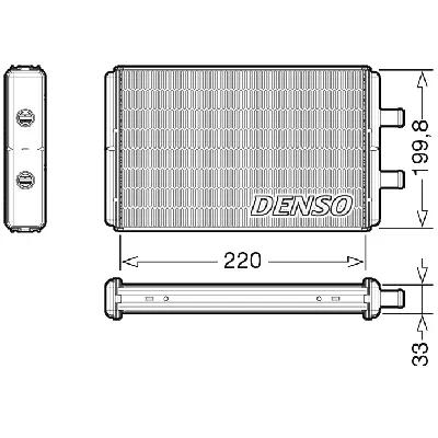 Izmenjivač toplote DENSO DRR12016 IC-E0A8F2