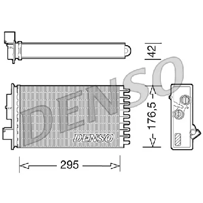 Izmenjivač toplote DENSO DRR12022 IC-CFE3C0