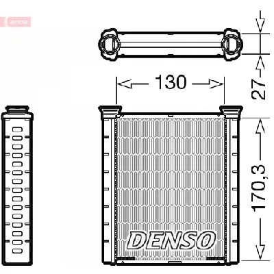 Izmenjivač toplote DENSO DRR46001 IC-G04M0Y