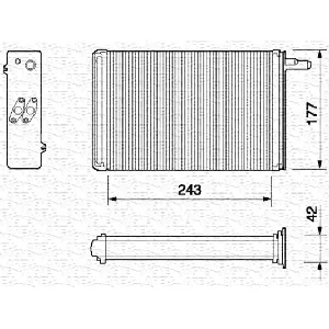 Izmenjivač toplote MAGNETI MARELLI 350218056000 IC-9A0944