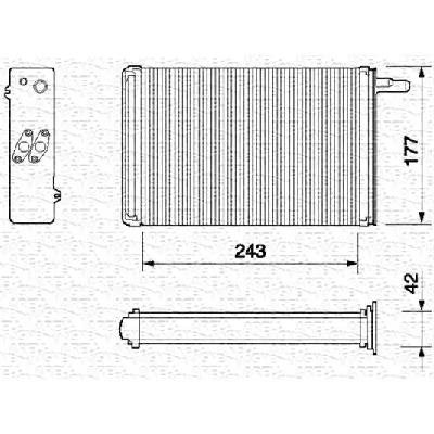 Izmenjivač toplote MAGNETI MARELLI 350218056000 IC-9A0944