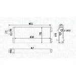 Izmenjivač toplote MAGNETI MARELLI 350218325000 IC-BF360D