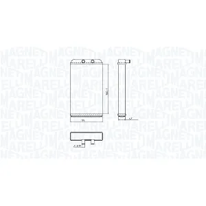 Izmenjivač toplote MAGNETI MARELLI 350218402000 IC-G0SBRP