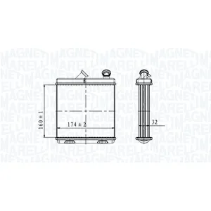 Izmenjivač toplote MAGNETI MARELLI 350218465000 IC-G0T891