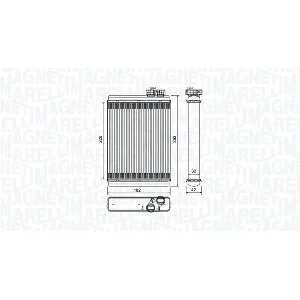 Izmenjivač toplote MAGNETI MARELLI 350218471000 IC-G0SE5Y