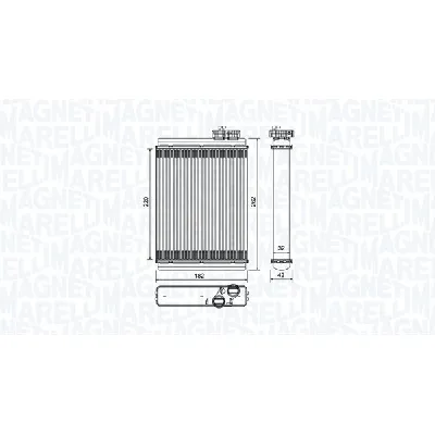 Izmenjivač toplote MAGNETI MARELLI 350218471000 IC-G0SE5Y