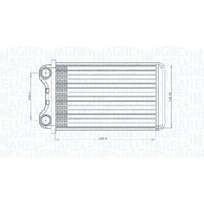 Izmenjivač toplote MAGNETI MARELLI 350218472000 IC-G0SE5Z
