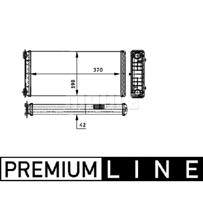 Izmenjivač toplote MAHLE AH 117 000P IC-G08DIR