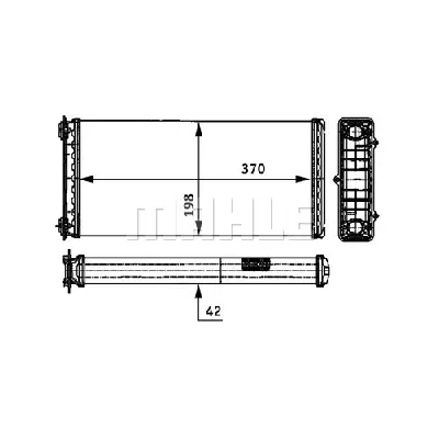 Izmenjivač toplote MAHLE AH 117 000P IC-G08DIR