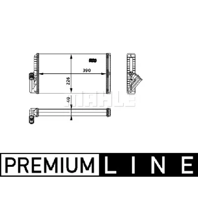 Izmenjivač toplote MAHLE AH 129 000P IC-G08DJ3