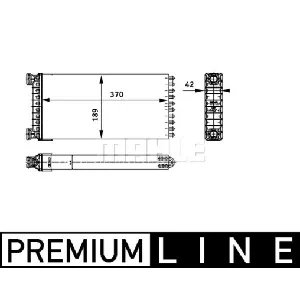 Izmenjivač toplote MAHLE AH 130 000P IC-G08DJ4