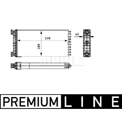 Izmenjivač toplote MAHLE AH 130 000P IC-G08DJ4