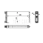 Izmenjivač toplote MAHLE AH 130 000P IC-G08DJ4