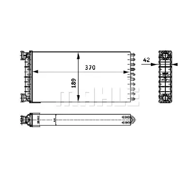Izmenjivač toplote MAHLE AH 130 000P IC-G08DJ4
