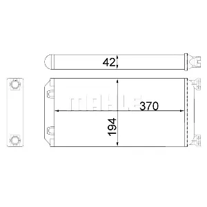 Izmenjivač toplote MAHLE AH 130 000S IC-G08DJ5