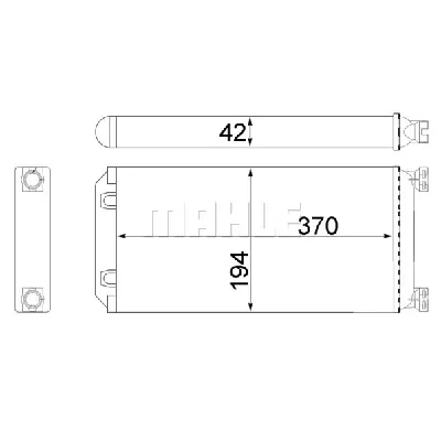 Izmenjivač toplote MAHLE AH 130 000S IC-G08DJ5