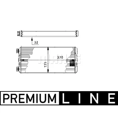 Izmenjivač toplote MAHLE AH 131 000P IC-G08DJ6
