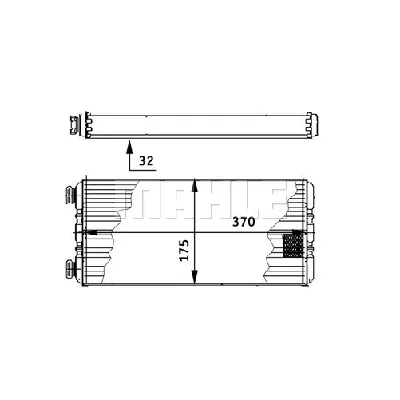 Izmenjivač toplote MAHLE AH 131 000P IC-G08DJ6