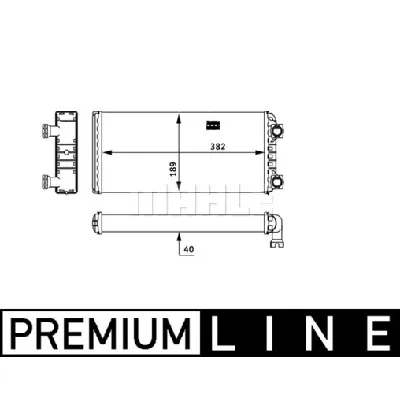 Izmenjivač toplote MAHLE AH 133 000P IC-G08DJ8