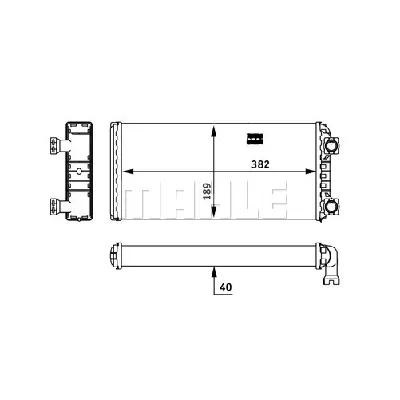 Izmenjivač toplote MAHLE AH 133 000P IC-G08DJ8