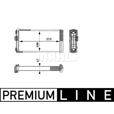 Izmenjivač toplote MAHLE AH 134 000P IC-G08DJ9