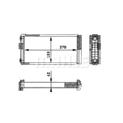 Izmenjivač toplote MAHLE AH 134 000P IC-G08DJ9