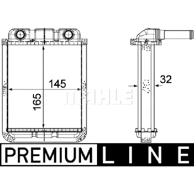 Izmenjivač toplote MAHLE AH 182 000P IC-G08DKM