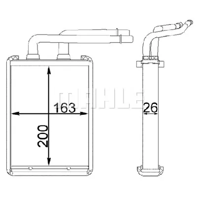 Izmenjivač toplote MAHLE AH 221 000S IC-G08DLO
