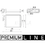 Izmenjivač toplote MAHLE AH 277 000P IC-G08DN3