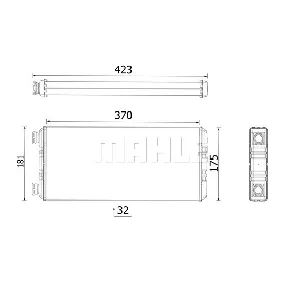 Izmenjivač toplote MAHLE AH 303 000P IC-G10WW2