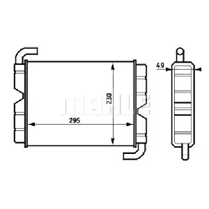Izmenjivač toplote MAHLE AH 45 000S IC-G08DGP