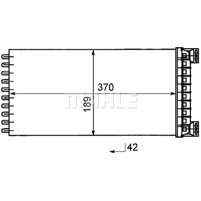 Izmenjivač toplote MAHLE AH 50 000P IC-G08DGU
