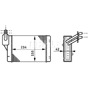 Izmenjivač toplote MAHLE AH 71 000S IC-G08DHA