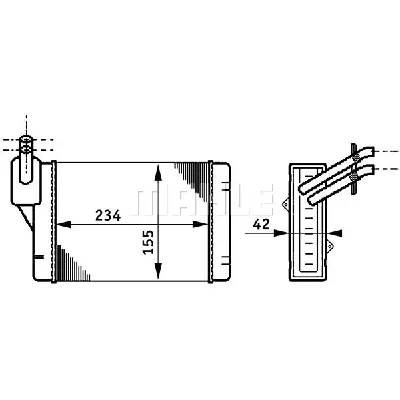Izmenjivač toplote MAHLE AH 71 000S IC-G08DHA