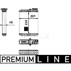 Izmenjivač toplote MAHLE AH 90 000P IC-G08DI0