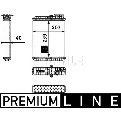 Izmenjivač toplote MAHLE AH 90 000P IC-G08DI0