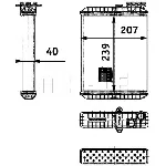 Izmenjivač toplote MAHLE AH 90 000P IC-G08DI0