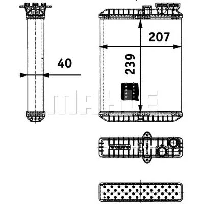 Izmenjivač toplote MAHLE AH 90 000P IC-G08DI0