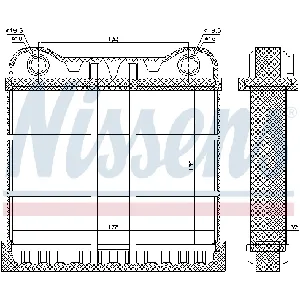 Izmenjivač toplote NISSENS NIS 70225 IC-A359B8