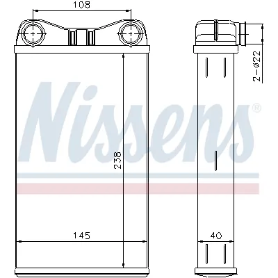 Izmenjivač toplote NISSENS NIS 70227 IC-A359BA