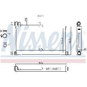 Izmenjivač toplote NISSENS NIS 70233 IC-DACF7D