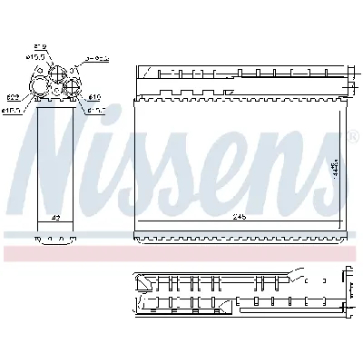 Izmenjivač toplote NISSENS NIS 70512 IC-474161