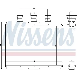 Izmenjivač toplote NISSENS NIS 70517 IC-A359BD