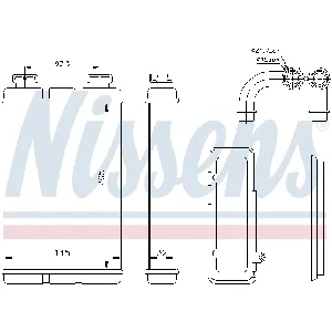 Izmenjivač toplote NISSENS NIS 70520 IC-A359BF