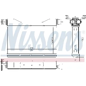 Izmenjivač toplote NISSENS NIS 70528 IC-G04TGP