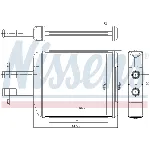 Izmenjivač toplote NISSENS NIS 707072 IC-DD61BE