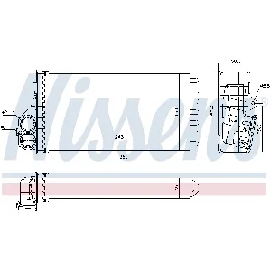 Izmenjivač toplote NISSENS NIS 707091 IC-E447B9