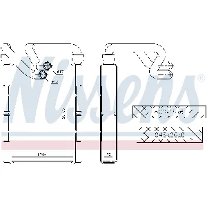 Izmenjivač toplote NISSENS NIS 707094 IC-E4AA62